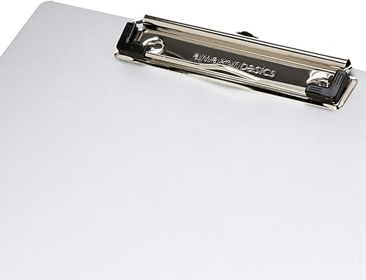 Amazon Basics Aluminum Office Clipboard