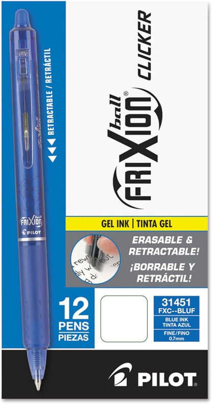 Pilot, FriXion Clicker Erasable Gel Pens